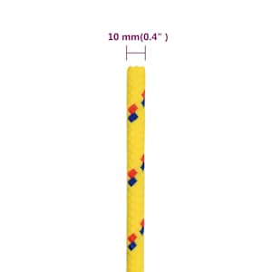 Lodní lano žluté 10 mm 50 m polypropylen - obrázek 6