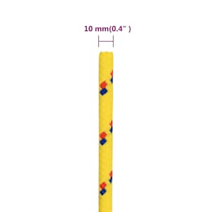 Lodní lano žluté 10 mm 100 m polypropylen - obrázek 6