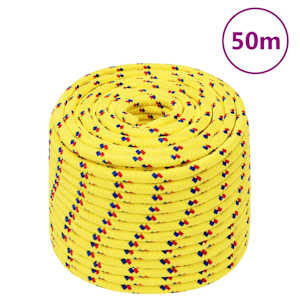 Lodní lano žluté 12 mm 50 m polypropylen - obrázek 1