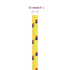 Lodní lano žluté 12 mm 100 m polypropylen - obrázek 6