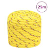 vidaXL paadik&ouml;is, kollane, 16 mm, 25 m, pol&uuml;prop&uuml;leen