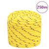 vidaXL paadik&ouml;is, kollane, 16 mm, 250 m, pol&uuml;prop&uuml;leen