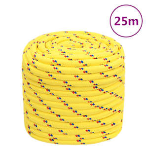 Lodní lano žluté 18 mm 25 m polypropylen - obrázek 1