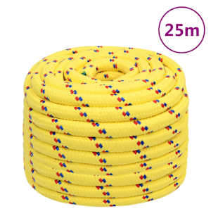 Lodní lano žluté 20 mm 25 m polypropylen - obrázek 1