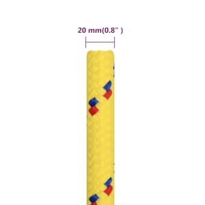 Lodní lano žluté 20 mm 25 m polypropylen - obrázek 6