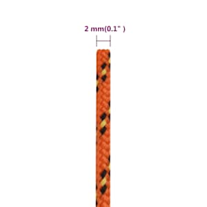 Lodní lano oranžové 2 mm 500 m polypropylen - obrázek 6