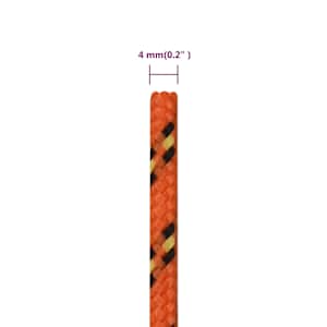 Lodní lano oranžové 4 mm 50 m polypropylen - obrázek 6