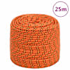 vidaXL paadik&ouml;is, oranž, 6 mm, 25 m, pol&uuml;prop&uuml;leen