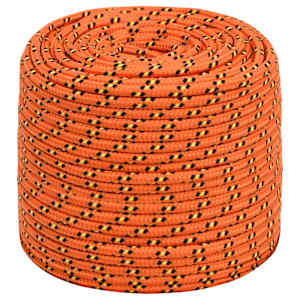 Lodní lano oranžové 6 mm 50 m polypropylen - obrázek 2