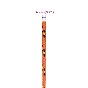 Lodní lano oranžové 6 mm 50 m polypropylen - obrázek 6
