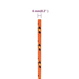 Lodní lano oranžové 6 mm 250 m polypropylen - obrázek 6