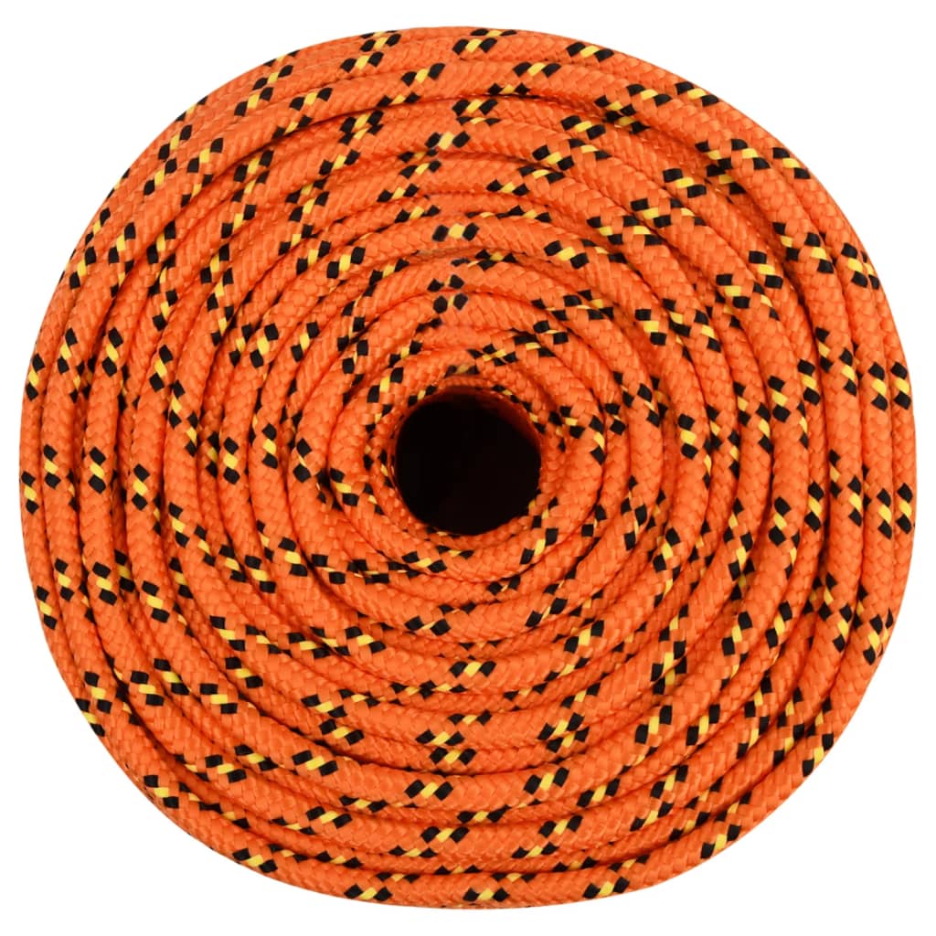 Thumbnail - vidaXL Bootsseil Orange 8 mm 50 m Polypropylen