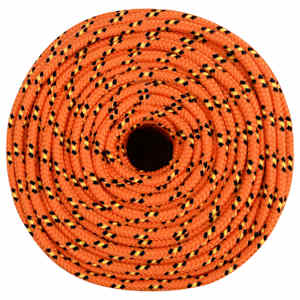 Lodní lano oranžové 8 mm 100 m polypropylen - obrázek 3