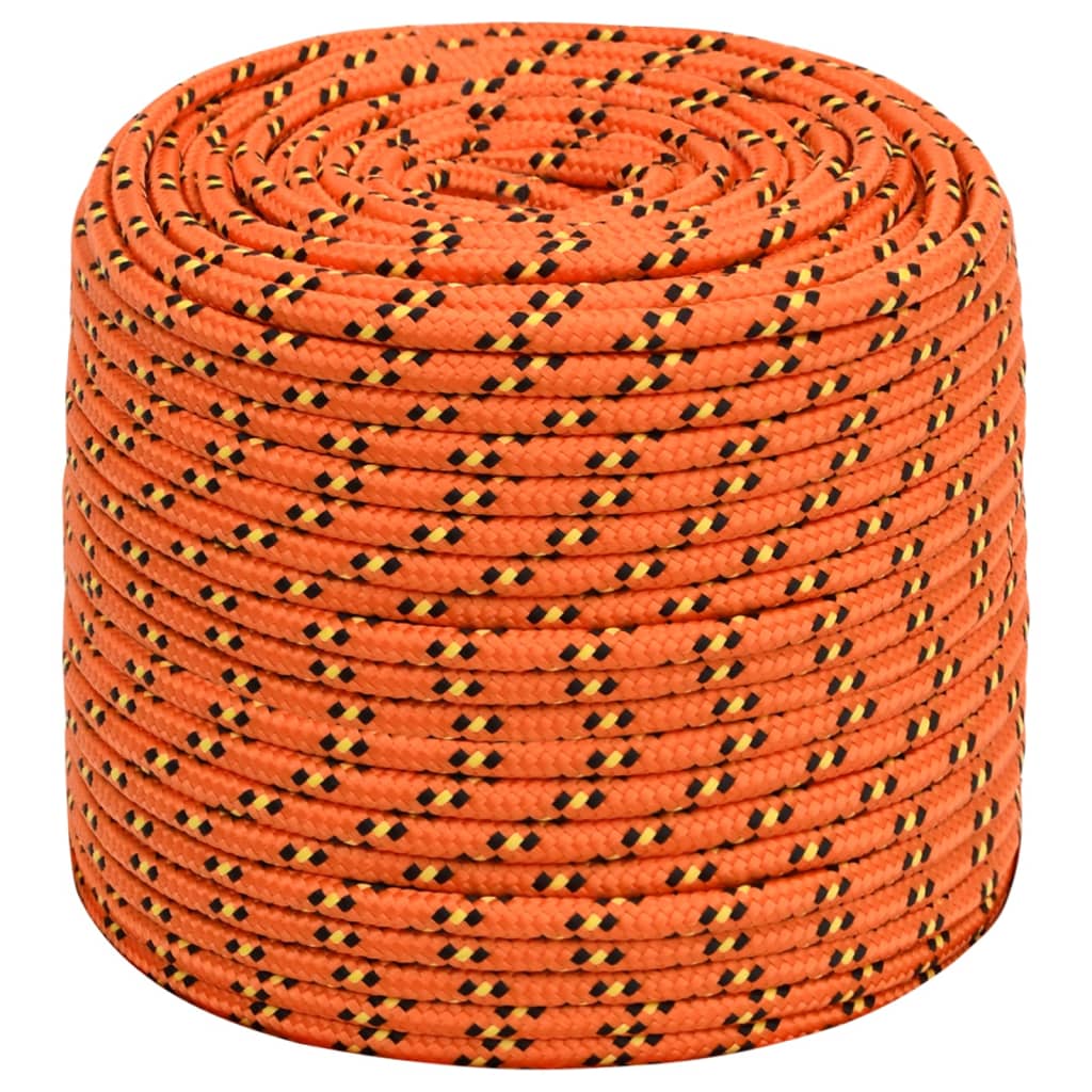 vidaXL Boottouw 8 mm 250 m polypropyleen oranje afbeelding