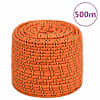 vidaXL paadik&ouml;is, oranž, 8 mm, 500 m, pol&uuml;prop&uuml;leen