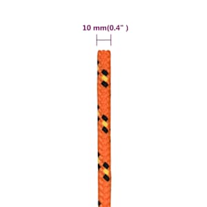 Lodní lano oranžové 10 mm 50 m polypropylen - obrázek 6
