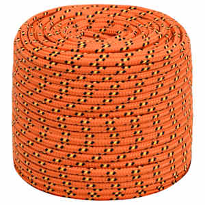 Lodní lano oranžové 10 mm 100 m polypropylen - obrázek 2