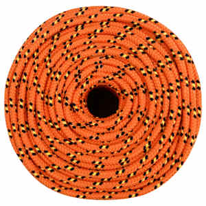 Lodní lano oranžové 10 mm 100 m polypropylen - obrázek 3