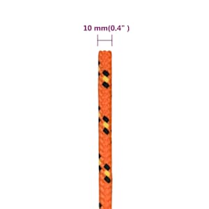 Lodní lano oranžové 10 mm 100 m polypropylen - obrázek 6