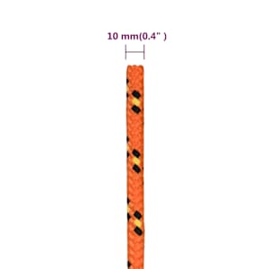 Lodní lano oranžové 10 mm 250 m polypropylen - obrázek 6