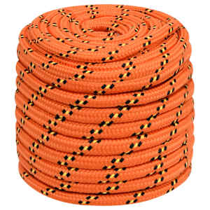Lodní lano oranžové 16 mm 25 m polypropylen - obrázek 2