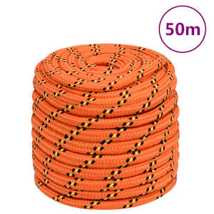 Lodní lano oranžové 16 mm 50 m polypropylen - obrázek 1