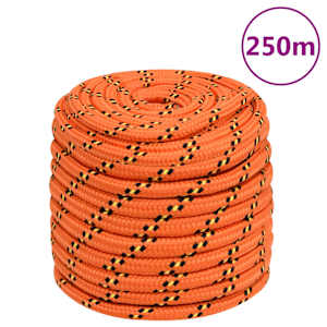 Lodní lano oranžové 16 mm 250 m polypropylen - obrázek 1