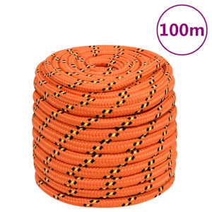 Lodní lano oranžové 18 mm 100 m polypropylen - obrázek 1