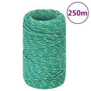 Lodní lano zelené 2 mm 250 m polypropylen - obrázek 1
