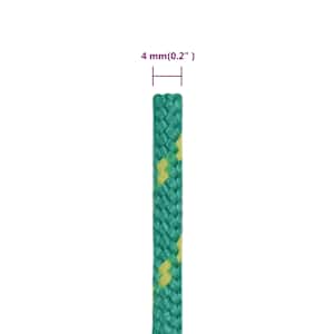 Lodní lano zelené 4 mm 250 m polypropylen - obrázek 6