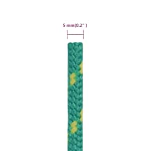 Lodní lano zelené 5 mm 250 m polypropylen - obrázek 6