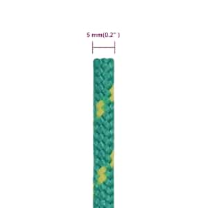 Lodní lano zelené 5 mm 500 m polypropylen - obrázek 6