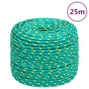 Lodní lano zelené 6 mm 25 m polypropylen - obrázek 1