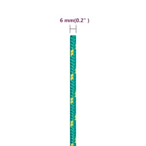 Lodní lano zelené 6 mm 25 m polypropylen - obrázek 6