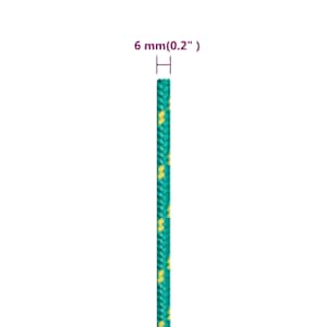 Lodní lano zelené 6 mm 250 m polypropylen - obrázek 6