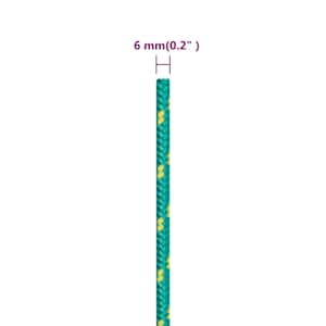 Lodní lano zelené 6 mm 500 m polypropylen - obrázek 6