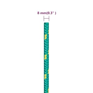 Lodní lano zelené 8 mm 500 m polypropylen - obrázek 6