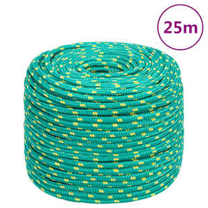 Lodní lano zelené 10 mm 25 m polypropylen - obrázek 1