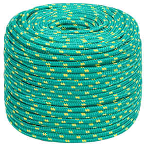 Lodní lano zelené 10 mm 25 m polypropylen - obrázek 2