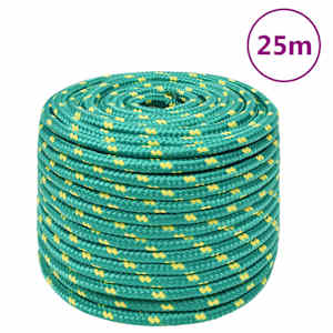 Lodní lano zelené 12 mm 25 m polypropylen - obrázek 1