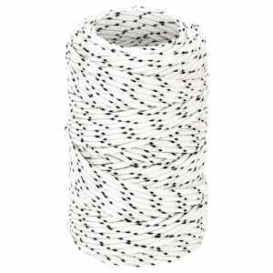 Splétané lodní lano bílé 2 mm x 50 m polyester - obrázek 1