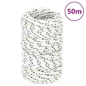 Splétané lodní lano bílé 2 mm x 50 m polyester - obrázek 6