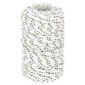 Splétané lodní lano bílé 2 mm x 100 m polyester - obrázek 1