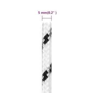 Splétané lodní lano bílé 5 mm x 100 m polyester - obrázek 5