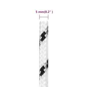 Splétané lodní lano bílé 5 mm x 250 m polyester - obrázek 5