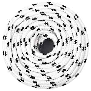 Splétané lodní lano bílé 10 mm x 25 m polyester - obrázek 2