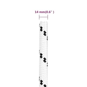 Splétané lodní lano bílé 14 mm x 25 m polyester - obrázek 5