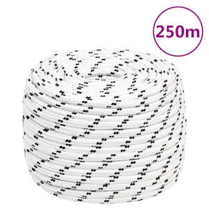 Splétané lodní lano bílé 14 mm x 250 m polyester - obrázek 6