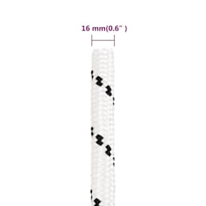 Splétané lodní lano bílé 15 mm x 25 m polyester - obrázek 5