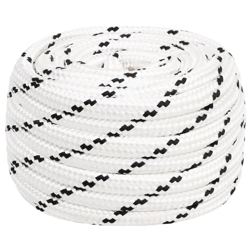 Thumbnail - vidaXL Arbeitsseil Weiß 20 mm 25 m Polyester